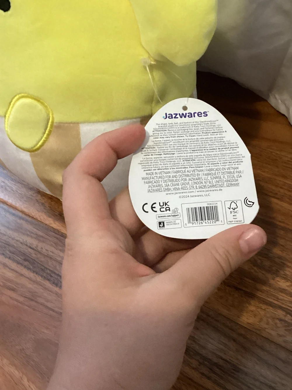 Squishmallows plush bright